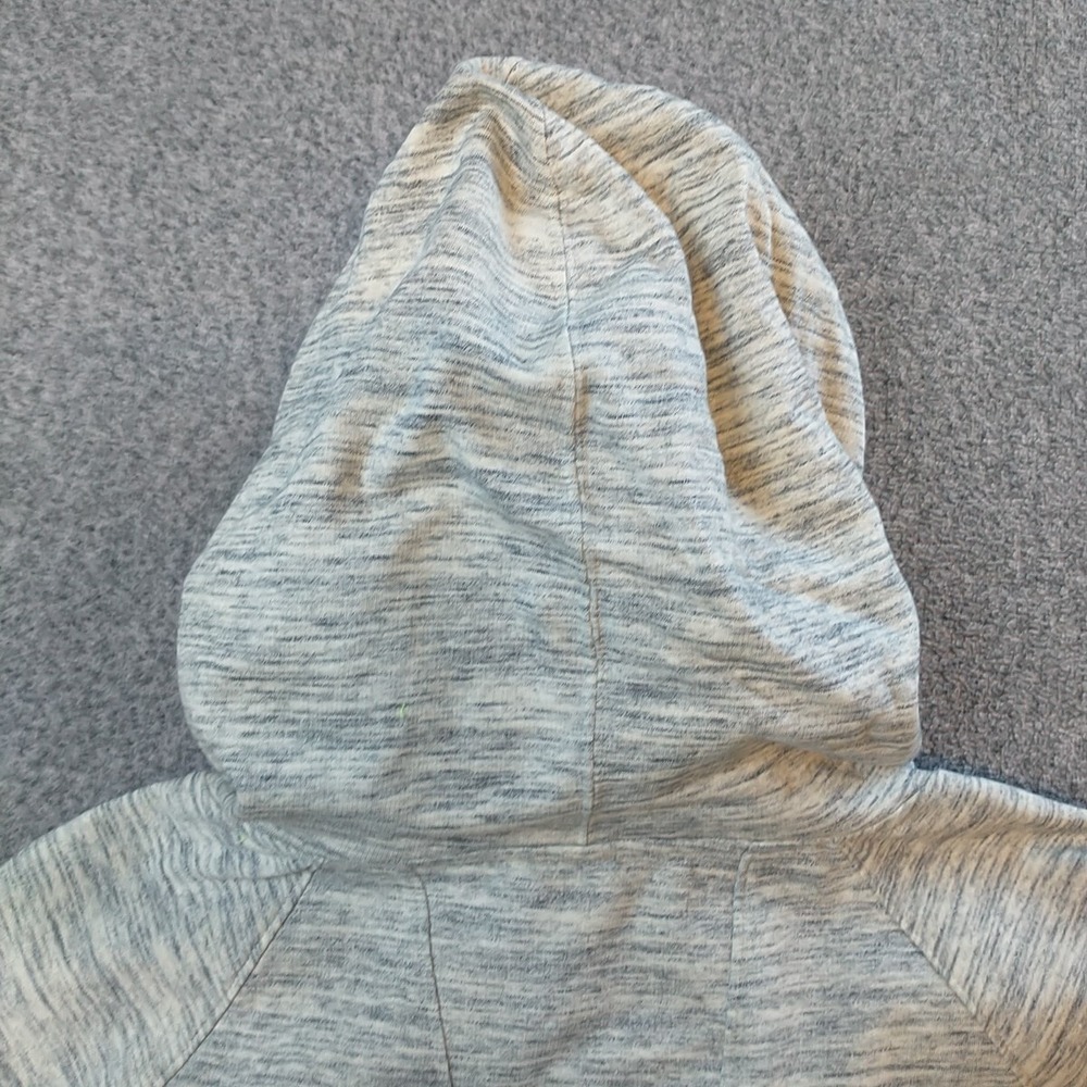 Under Armour Womens ColdGear Storm Hoodie Gray Neon Yellow Semi-Fitted Large - Picture 13 of 16